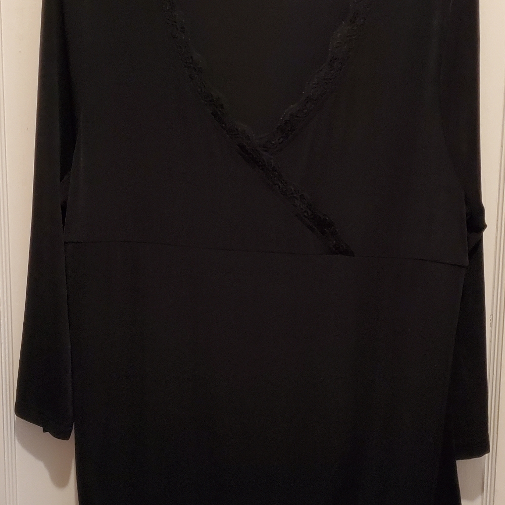 XL Blouse Long Sleeve Black